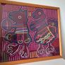 Textile traditional Kuna (Guna) mola from Panama Image 2