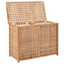 Laundry Bin 87.5x46x67 cm Solid Walnut Wood Image 5