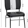Retro vintage design funky American styled dining chair Image 3