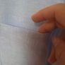 Fab Blue Sigrid Olsen Linen Shirt Sz Xl 3f Image 4