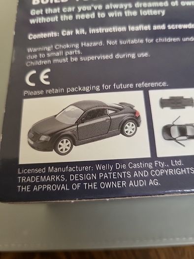Audi tt build your own car,new