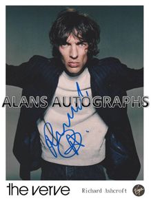 The Verve's  Richard Ashcroft  Autograph