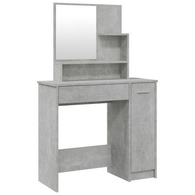 Multiple Colours Available | Dressing Table With Mirror 86.5x35x136 Cm