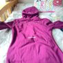 Girls Pink Winter Jacket fleece lined Image 2