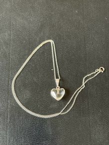 silver necklace