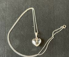 silver necklace