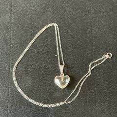 silver necklace