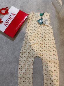 new - Flower Frill Summer Romper size 3-4 years