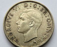 1945 Silver Florin George VI