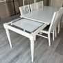 white kitchen table and chairs Image 10