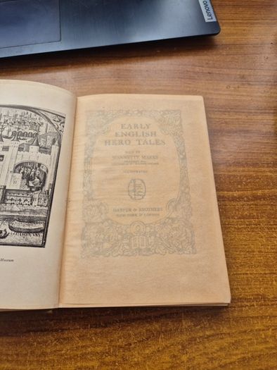 Antique Early English Hero Tales Jeannette Marks 1915