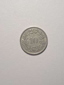 Switzerland 10 rappen coin