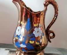 Victorian Copper Jug with Swan Neck Handle