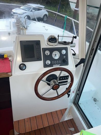 Boat with trailer.