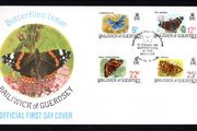 1981 Guernsey Butterflies Commemorative Stamps Addressed First Day Cover (FDC)