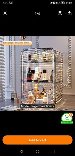 cosmetics storage cabinet