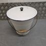 white enamel bucket Image 2