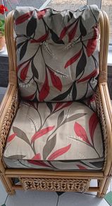 wicker chair reasonable condition.