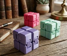 Infinity Cube Fidget Toy  Anxiety Relief & Focus