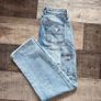 Guess Size 25/Uk 6-8 Light Blue Carpenter Jeans Y2K Utility Denim Image 2