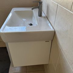 Bathroom Sink and Cabinet