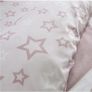 Kids Super Star Duvet Cover Set Single | Blush Pink Star Bedding Set with Pillowcase | Soft Polycotton Reversible Bed Set for Boys & Girls Bedroom Image 4