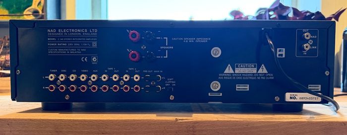 NAD C340 Stereo Integrated Amplifier with original remote