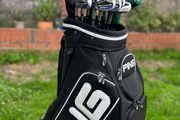 Full set of left handed golf clubs
