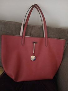 pink carvela tote bag