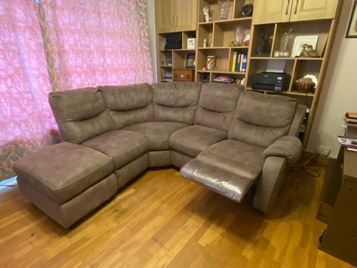 corner sofa, 5 piece modular suite