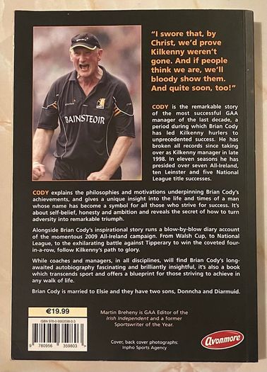 Cody The Autobiography - Kilkenny GAA Hurling