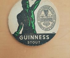 Vintage Guinness coaster
