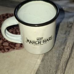 Rare March Hare Irish Poitin Enameled Cup Postage Available