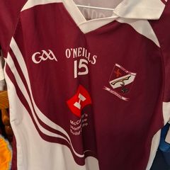 Caragh GAA (Kildare) Match Worn O'Neills Gaelic Football Jersey (Youths 13-14 Years) FREE POST