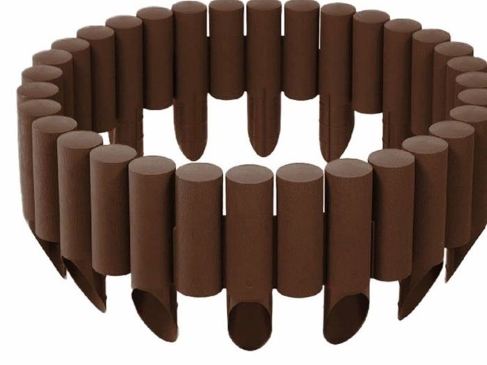 2.3m Very Strong Garden Fence Lawn Edging Boarder Edge Palisade Fencing Plastic