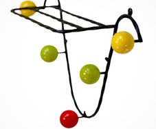 Vintage French Coat Rack