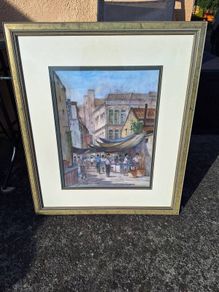 Large framed picture