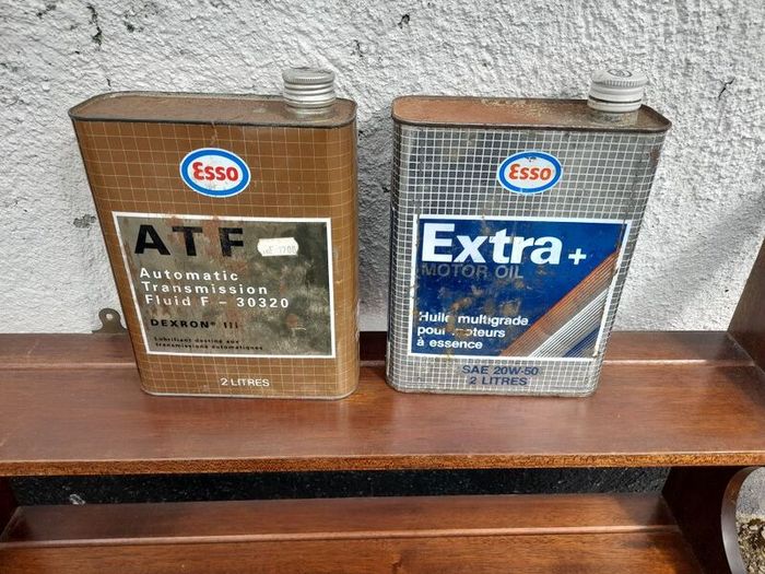 Esso Oil Cans