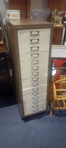 Set Of Bisley Metal Drawers