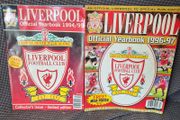 Complete Vintage Liverpool FC Yearbooks 1994/95 &amp; 1996/97 - Mint Robbie Fowler &amp; Patrik Berger Posters Intact