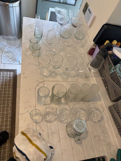 Mixed glasswear
