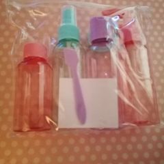 New - Handy refillable bottle set