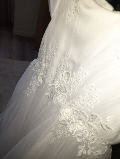 communion dress and umbrella