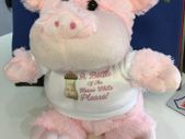 Personalised Photo Pippa Pig Crazy Critter cuddly soft toy with your photo and text