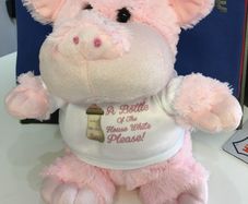 Personalised Photo Pippa Pig Crazy Critter cuddly soft toy with your photo and text