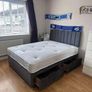 Double beds grey color Image 3