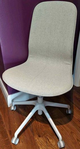 IKEA LANGFJALL Conference  office Chair  Gunnared Beige/White good  Condition