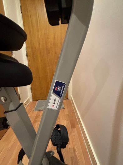 Foldable Exercise Bike with Backrest