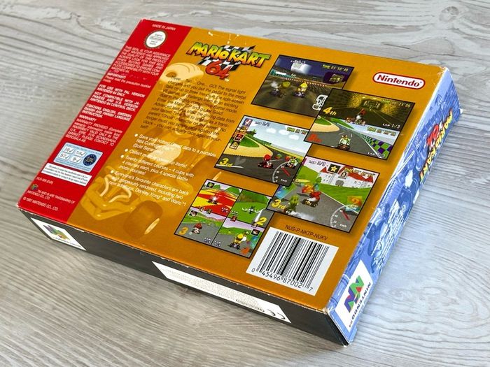 N64 Mario Kart 64 Boxed and Minty