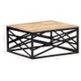 Coffee Table 68x68x35 cm Solid Mango Wood Image 5
